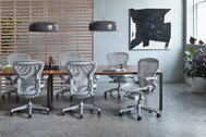 Herman Miller Aeron mineral veľkosť B