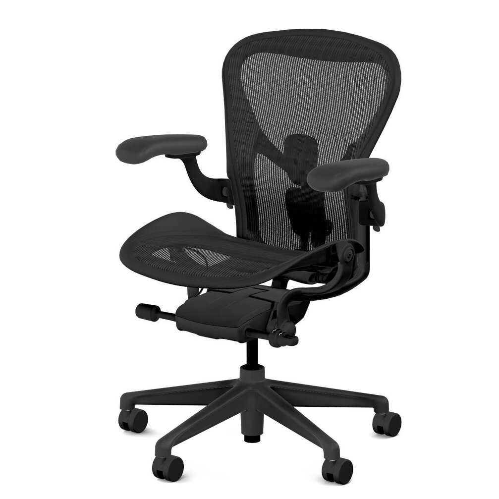 Herman Miller Aeron velikost B black edition