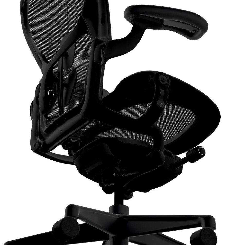 Herman Miller Aeron veľkosť C black edition