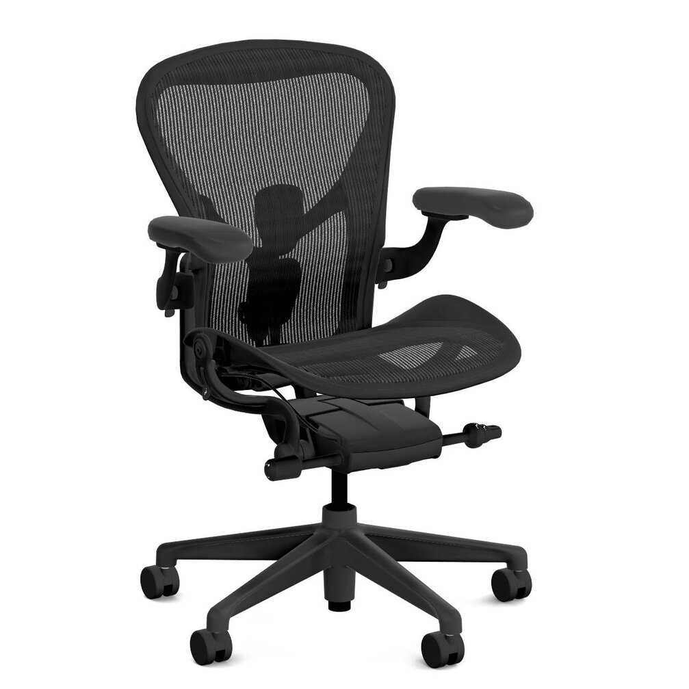 Herman Miller Aeron veľkosť C black edition
